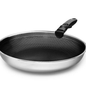 KOEKENPAN MET AFNEEMBARE HANDGREEP SET 30CM